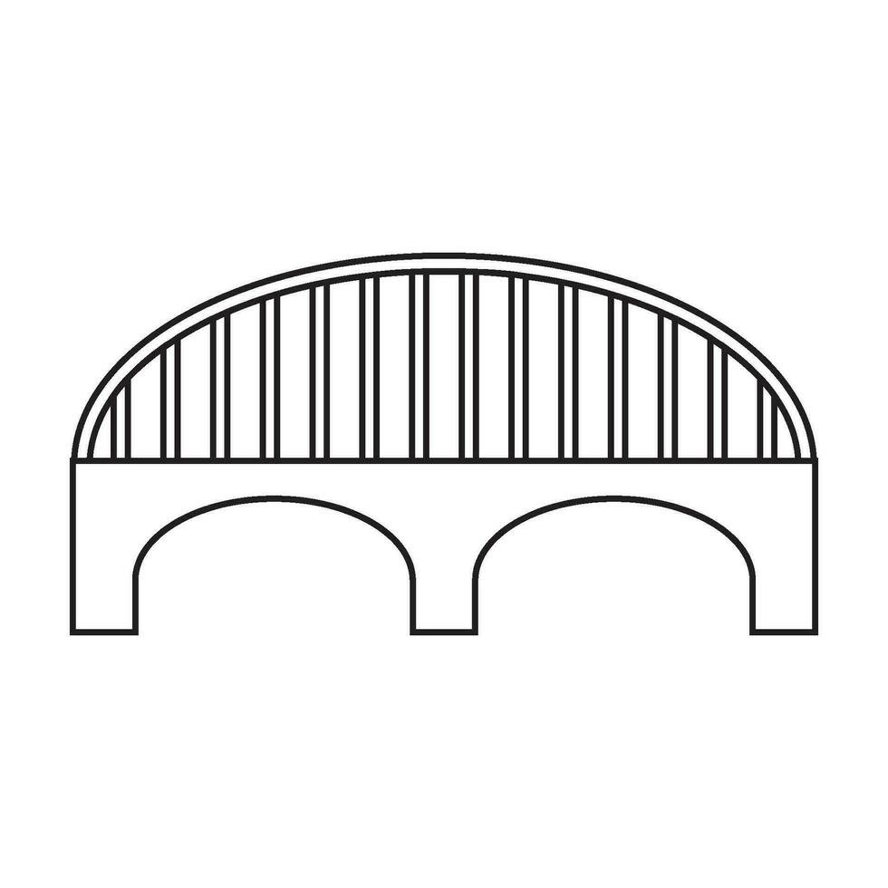 Brücke Symbol Vektor