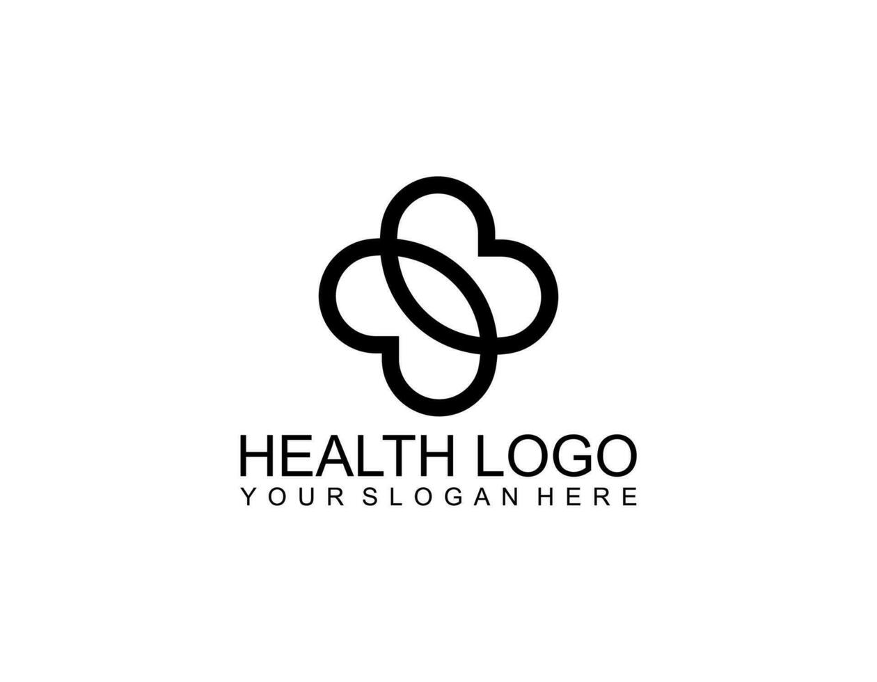 Medicare Logo, Gesundheitswesen einfach editierbar vektor