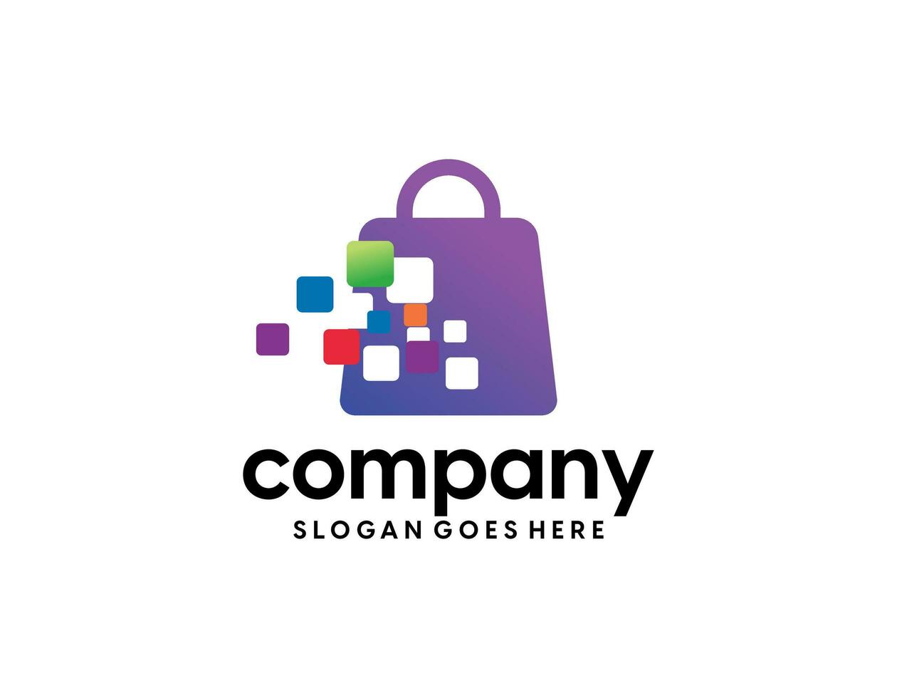 Einkaufen Wagen Logo, elektronisch Handel, Geschäft Logo Vektor Inspiration