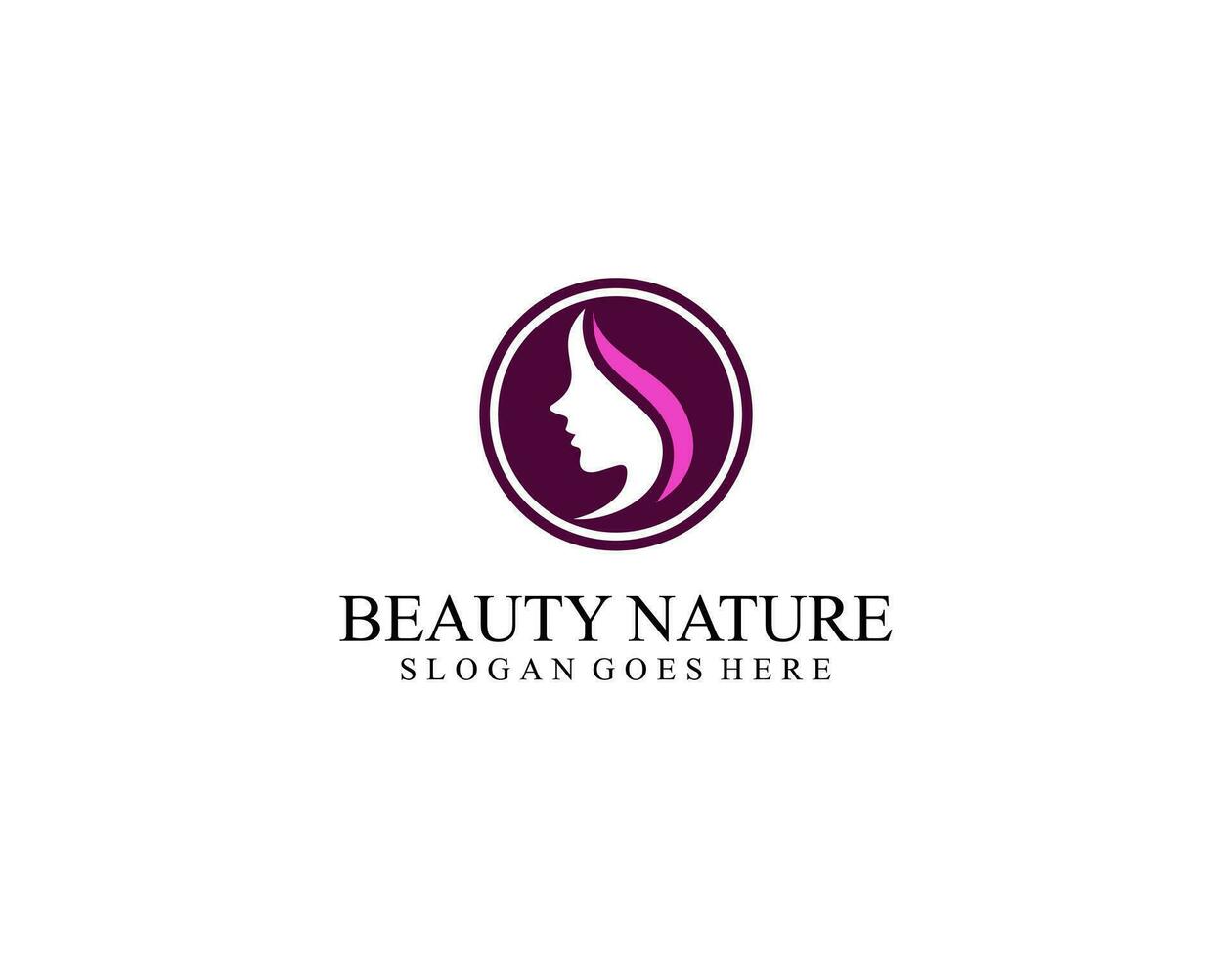 skönhet salong logotyp mall vektor