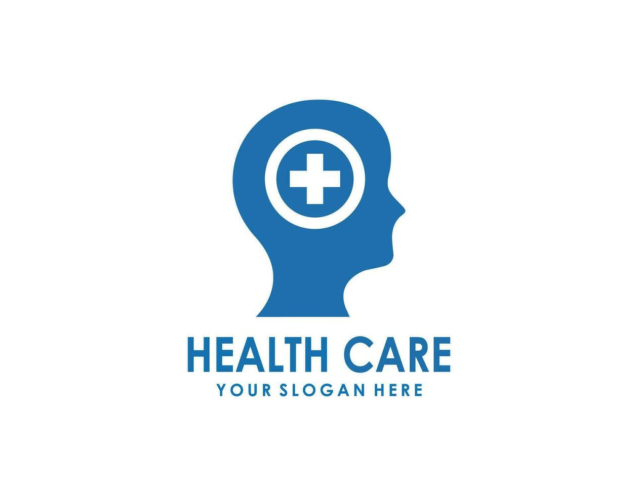 blå korsa tecken, medicinsk logotyp hälsa ikon isolerat på vit bakgrund. platt vektor logotyp design mall element