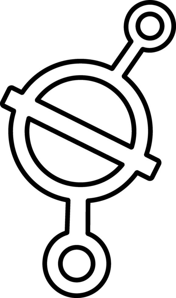 könlös tecken eller symbol. vektor