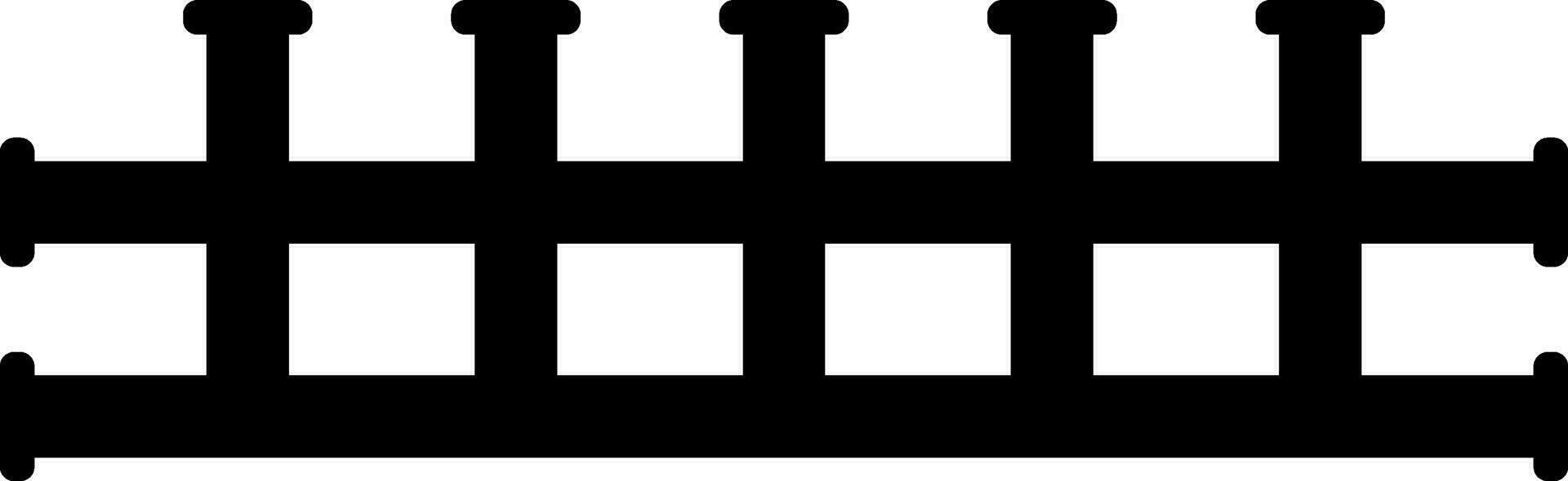 platt stil rörledningar ikon i svart Färg. vektor