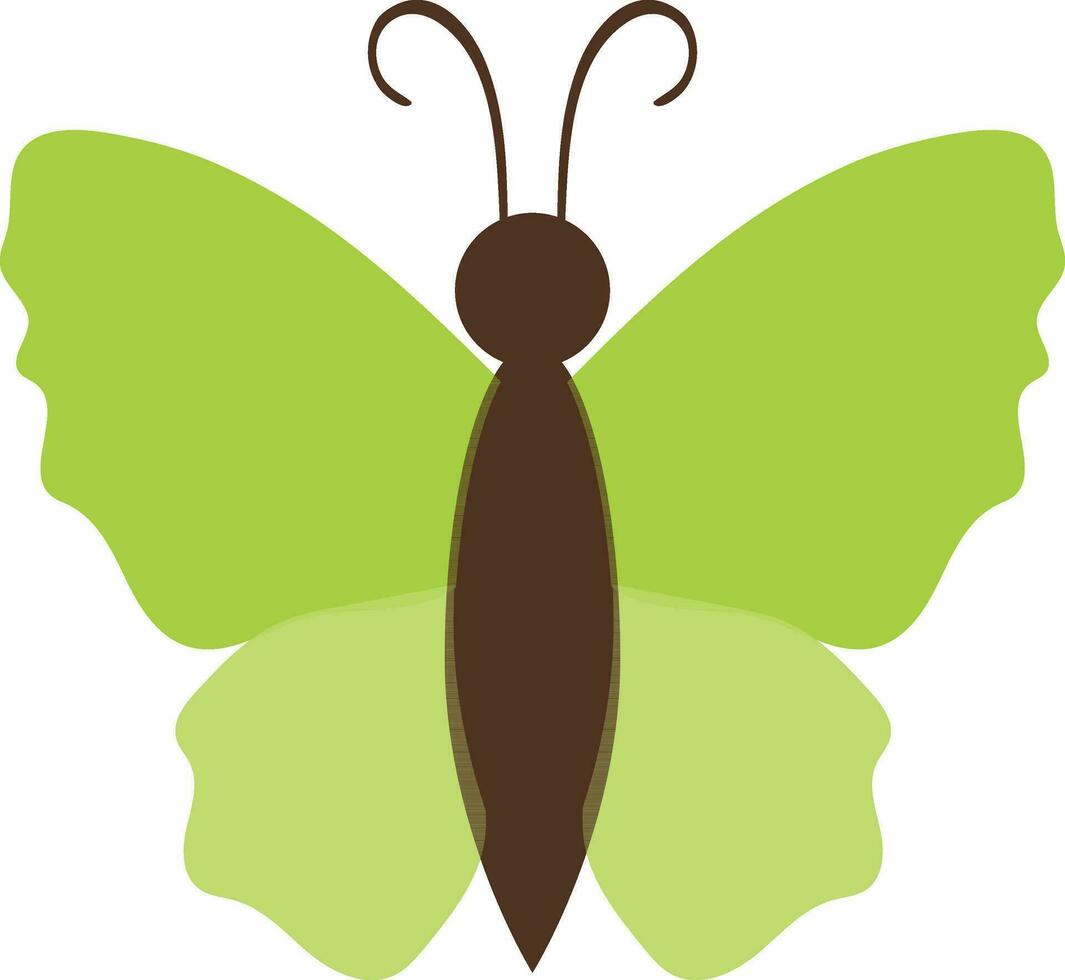 Illustration von Schmetterling Symbol zum Landwirtschaft. vektor