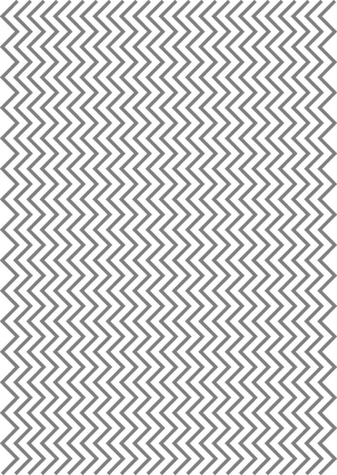 schwarz Zickzack- Linien auf Weiß Hintergrund im eben Stil. vektor