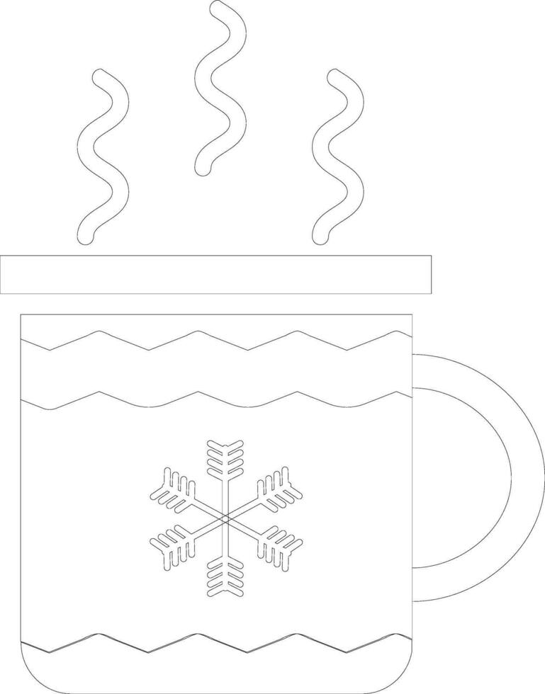ikon av varm kaffe råna för mat och dryck begrepp. vektor