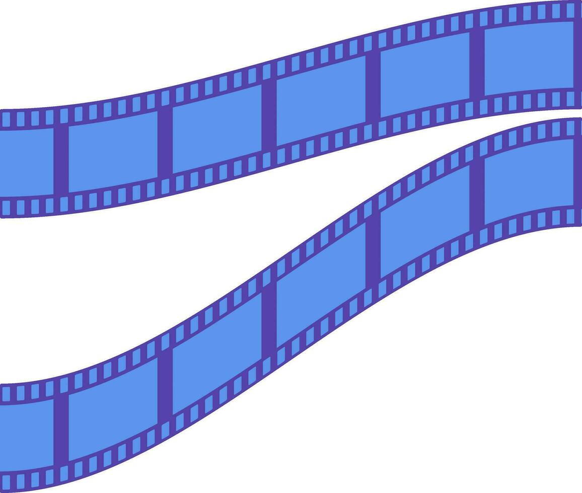 Film Symbol zum Kino Konzept im isoliert. vektor
