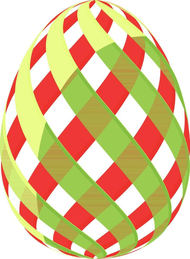 kreativ abstrakt Ostern Ei Design. vektor