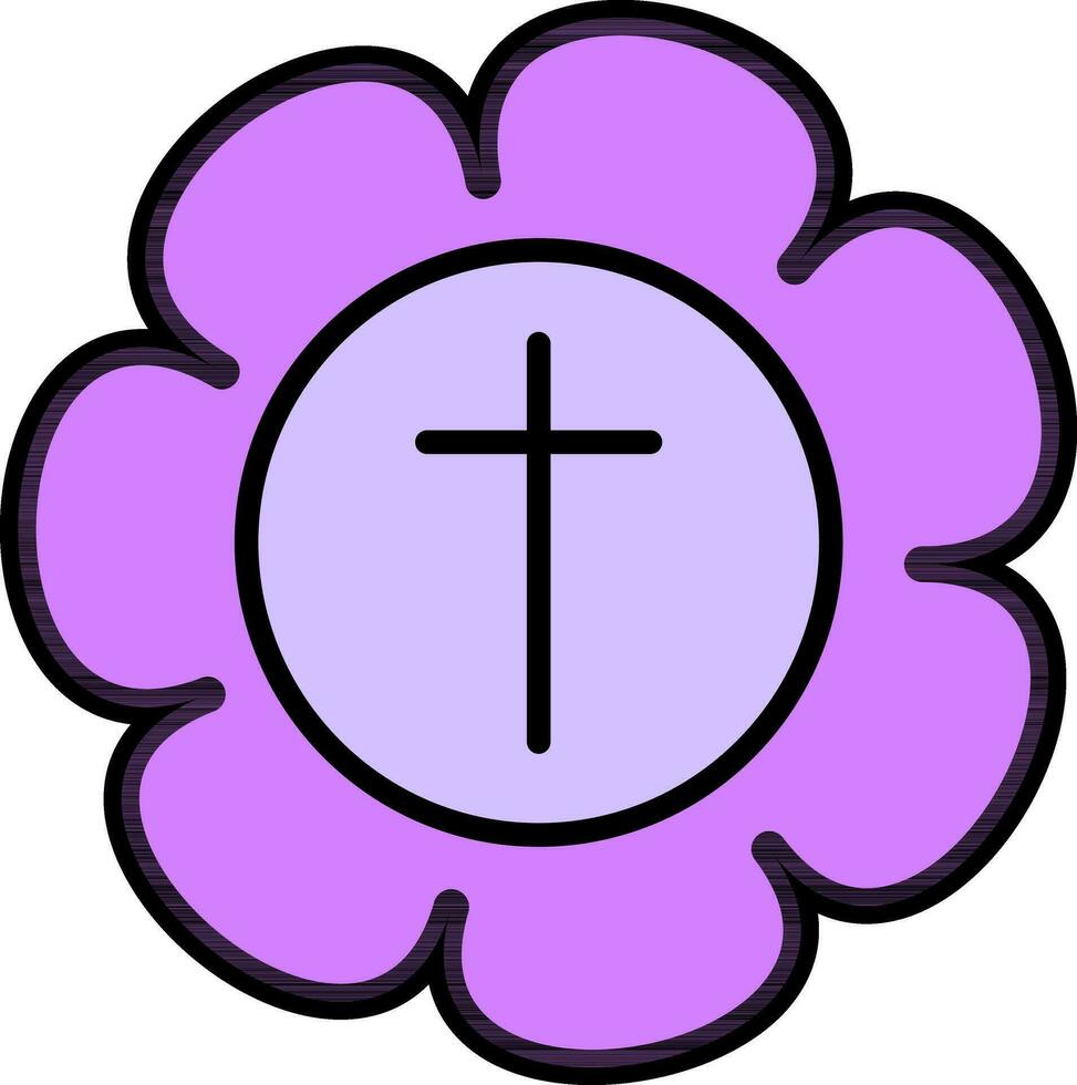 Vektor Zeichen oder Symbol von Christian Kreuz.