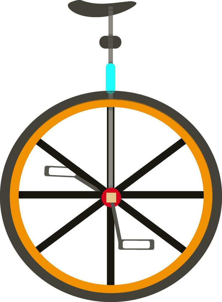 illustration av enhjuling. vektor