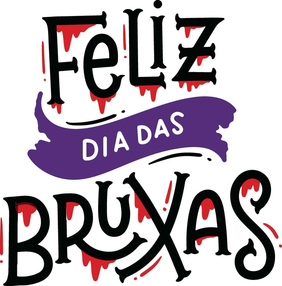 feliz dia dia brasil Spanisch Text, Vektor Illustration