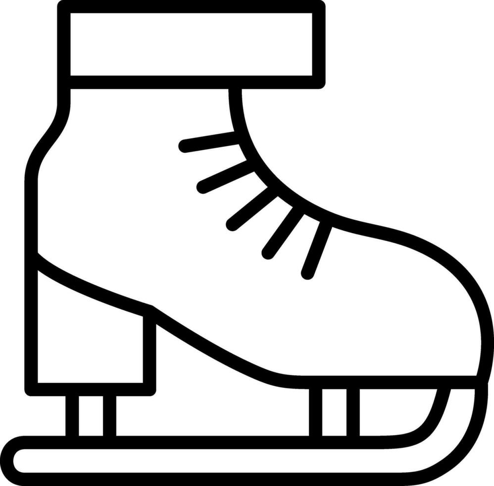 Eis Schlittschuh Vektor Symbol Design