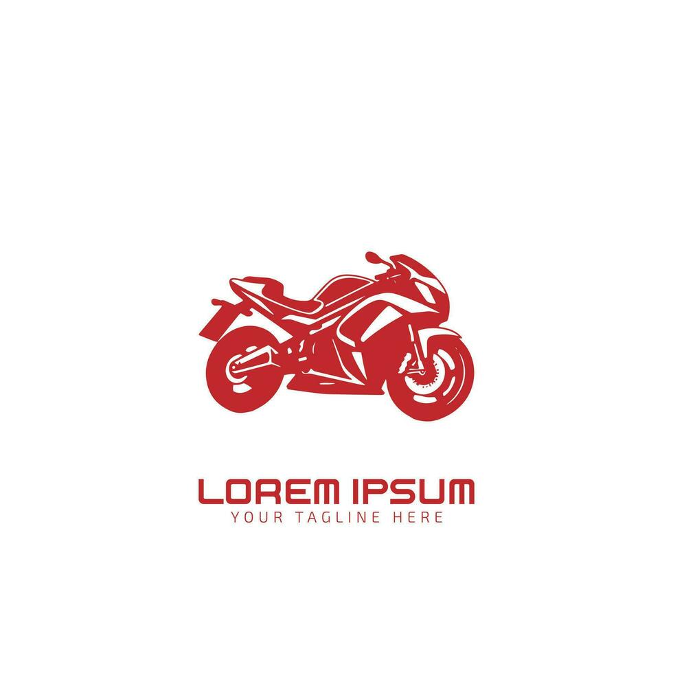 Fahrrad Logo. abstrakt stilisiert Motorrad Symbol. Prämie Logo zum Design. Stier Symbol. Vektor Illustration