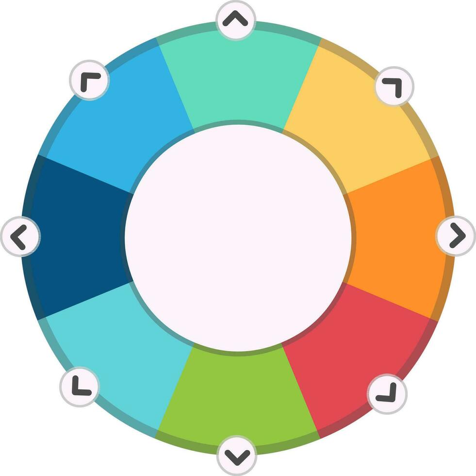 bunt Infografik Element zum Geschäft. vektor