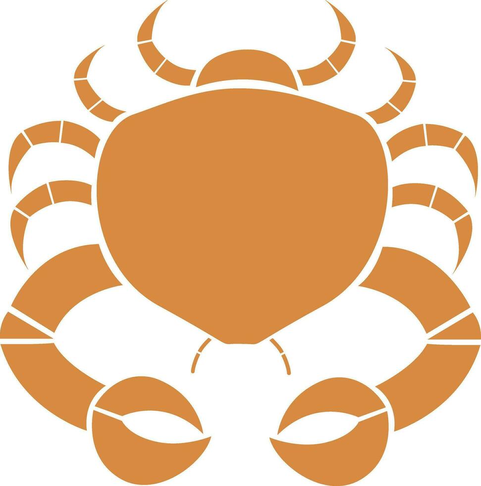 illuatration av scorpion i cancer av zodiaken tecken. vektor