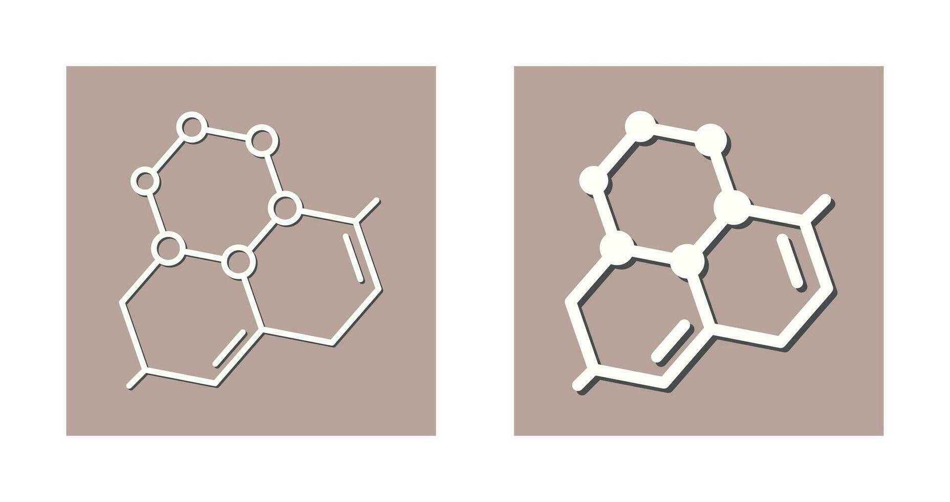 Molekül-Vektor-Symbol vektor