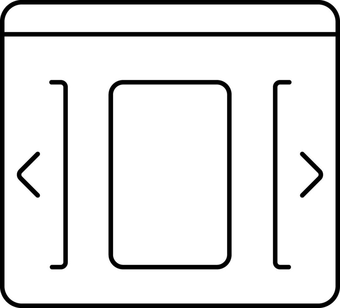 platt illustration av reglaget. vektor