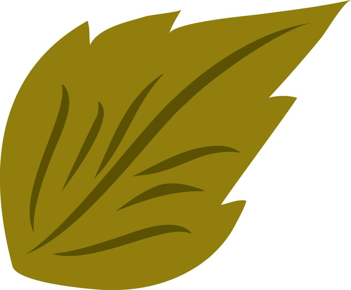 symbol av grön löv ikon. vektor