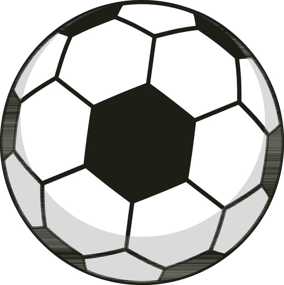 Illustration von Fußball Ball. vektor