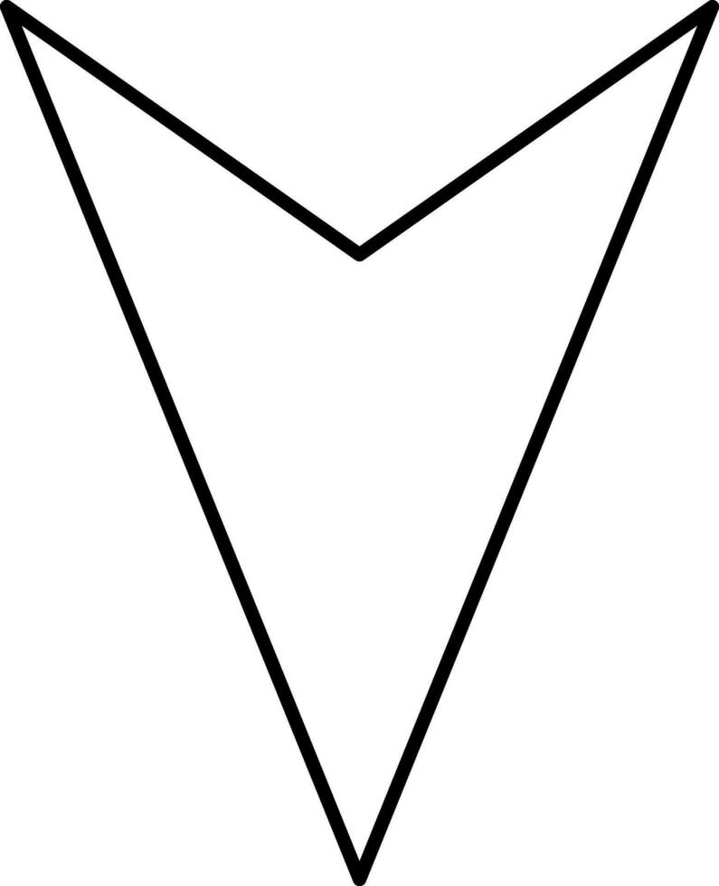 Vektor Navigation Zeichen oder Symbol.
