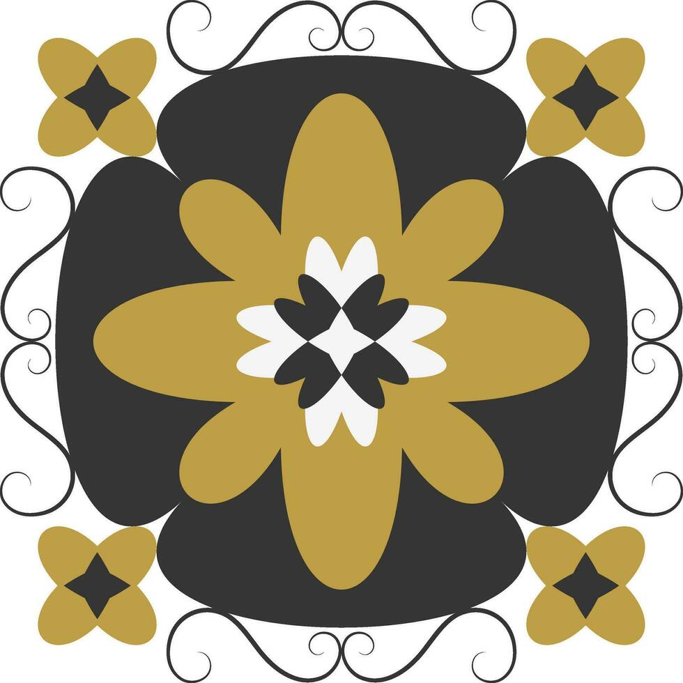 Illustration von elegant Blumen- Muster. vektor