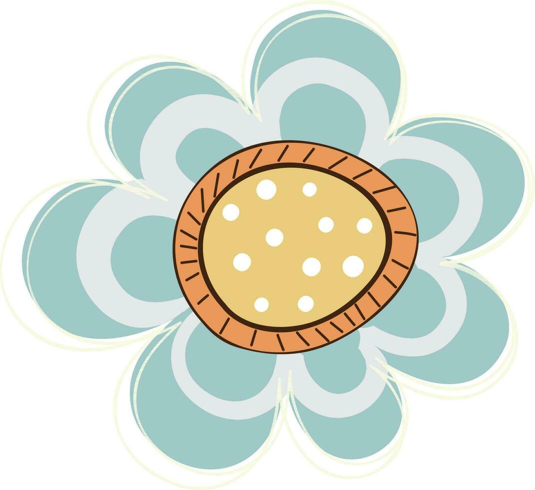 illustration av en blomma. vektor