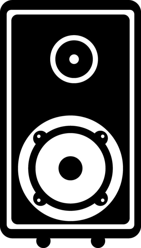audio högtalare tecken eller symbol för musik. vektor
