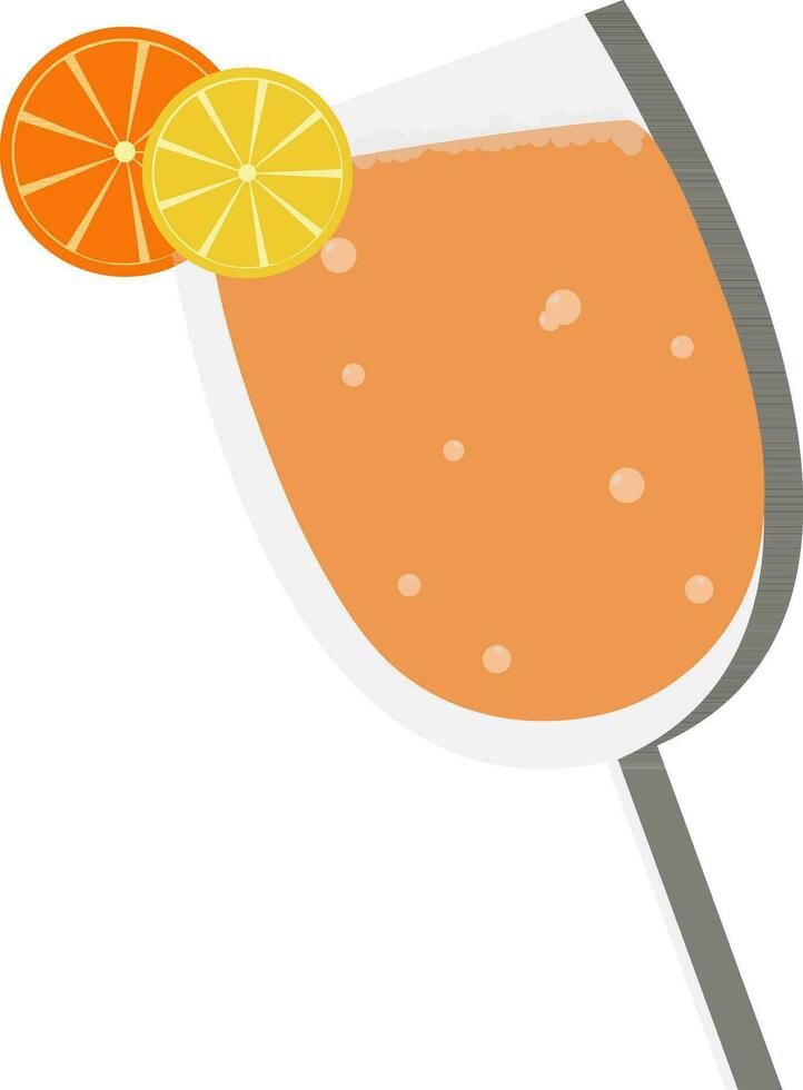 Illustration von Cocktail Glas. vektor