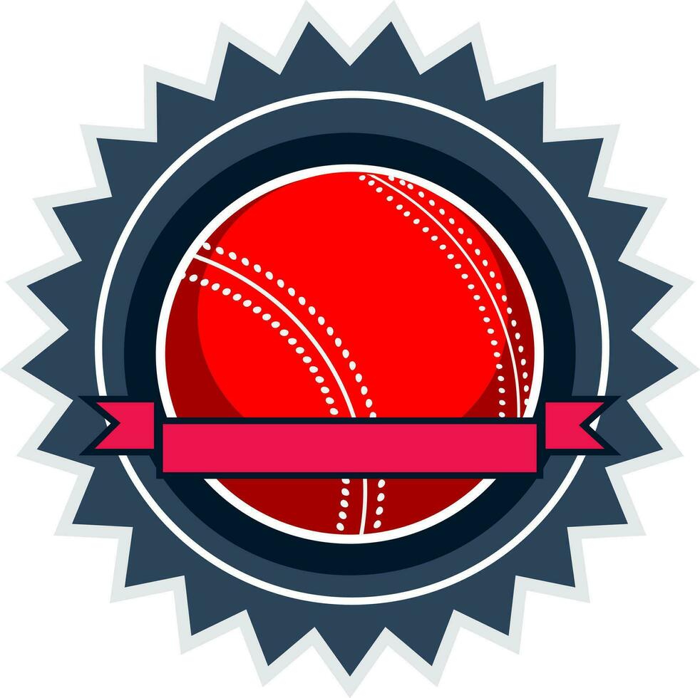 klistermärke, märka eller märka för cricket. vektor