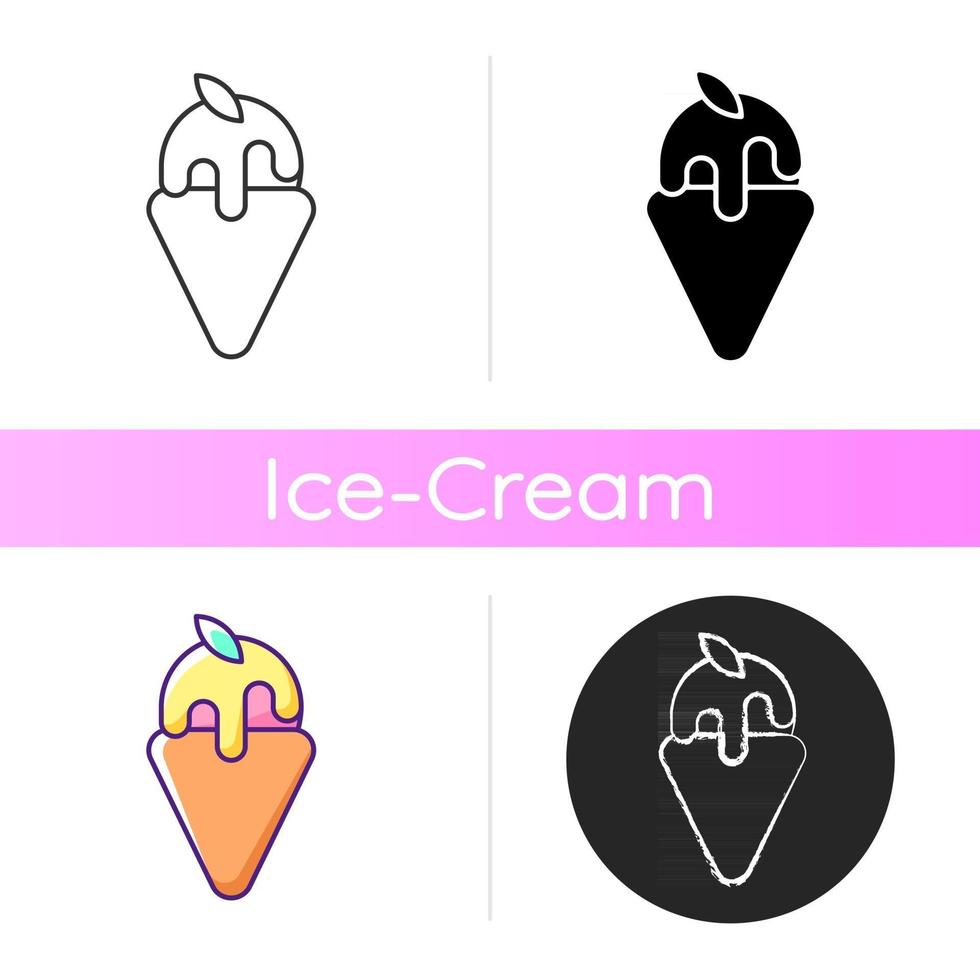 gelato vektor ikon