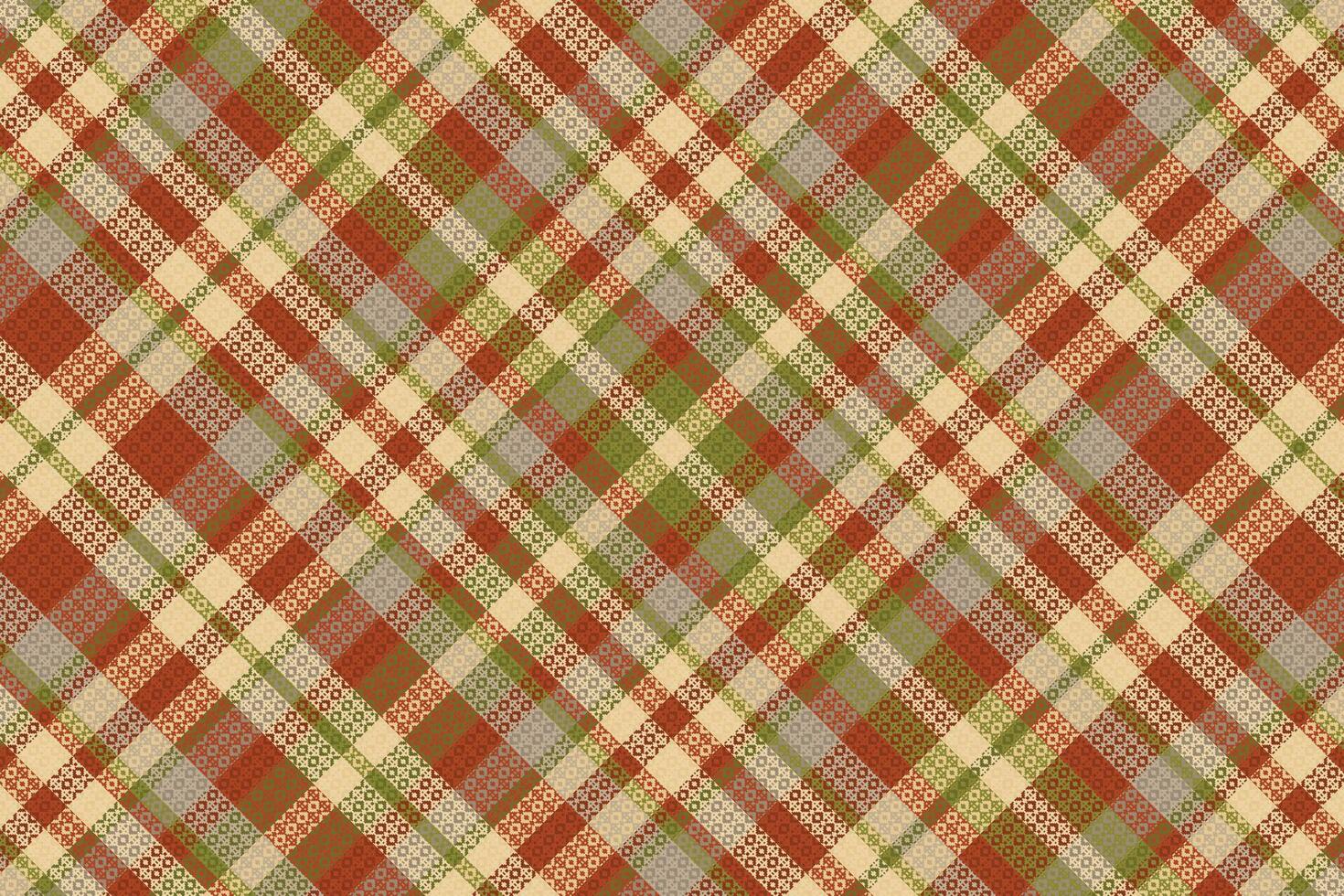 Tartan Plaid Muster. prüfen Plaid. vektor