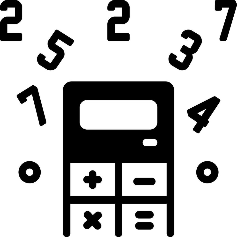 solide Symbol zum Koeffizient vektor