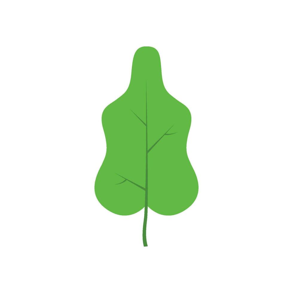 Grün Baum Blatt Vektor Illustration isoliert auf transparent Hintergrund