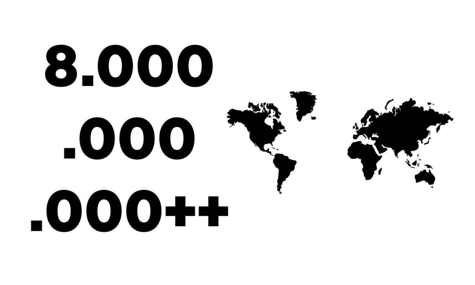 Welt Population Tag Banner. Vektor Illustration