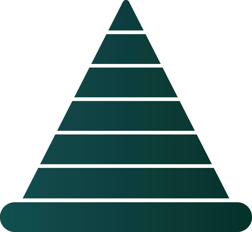 Pyramidenvektor-Icon-Design vektor