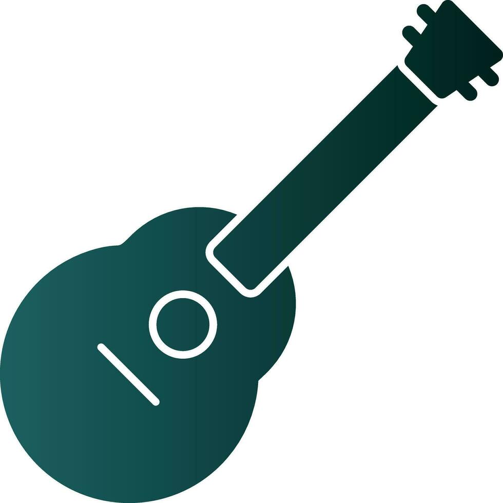 akustisch Gitarre Vektor Symbol Design