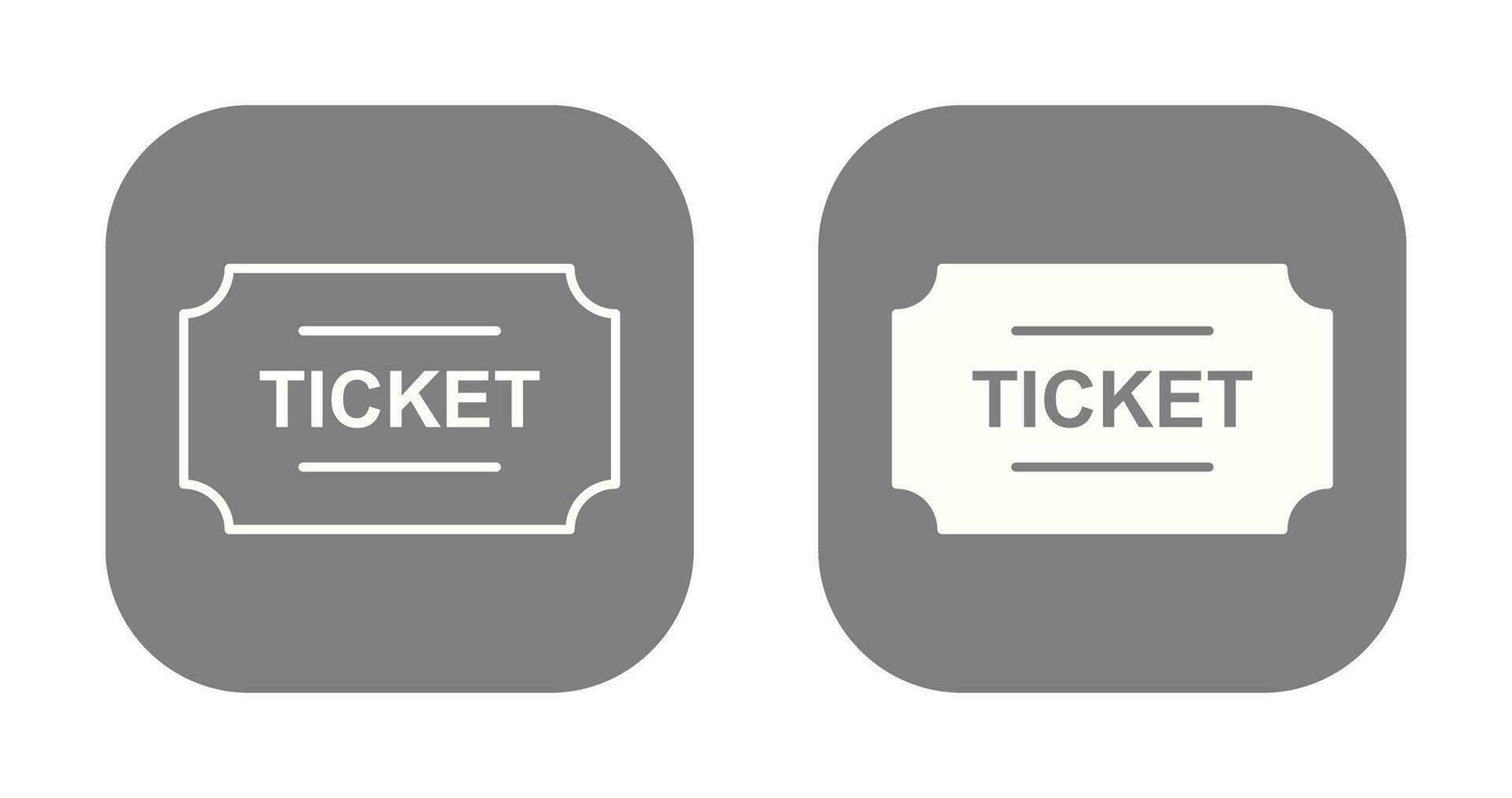 Ticket-Vektor-Symbol vektor