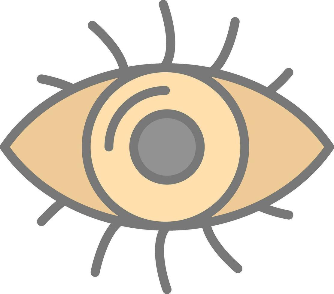 Auge-Vektor-Icon-Design vektor