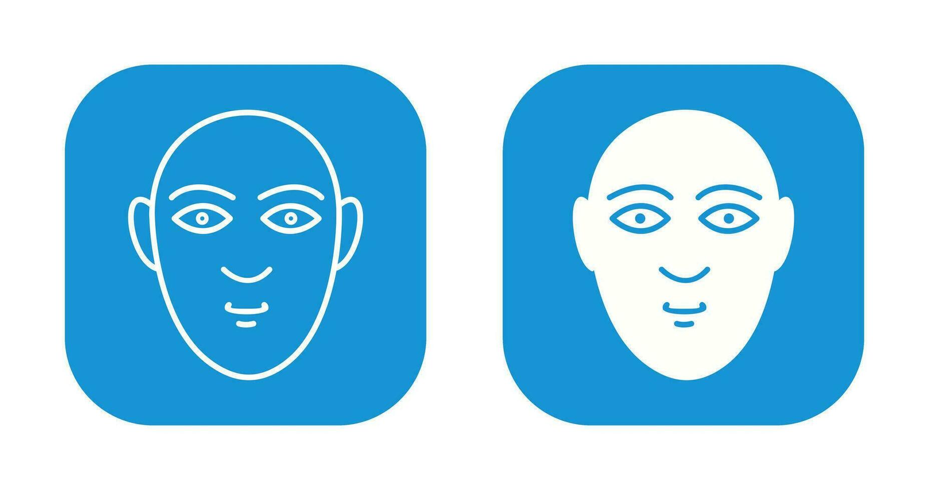 mänsklig ansikte vektor ikon
