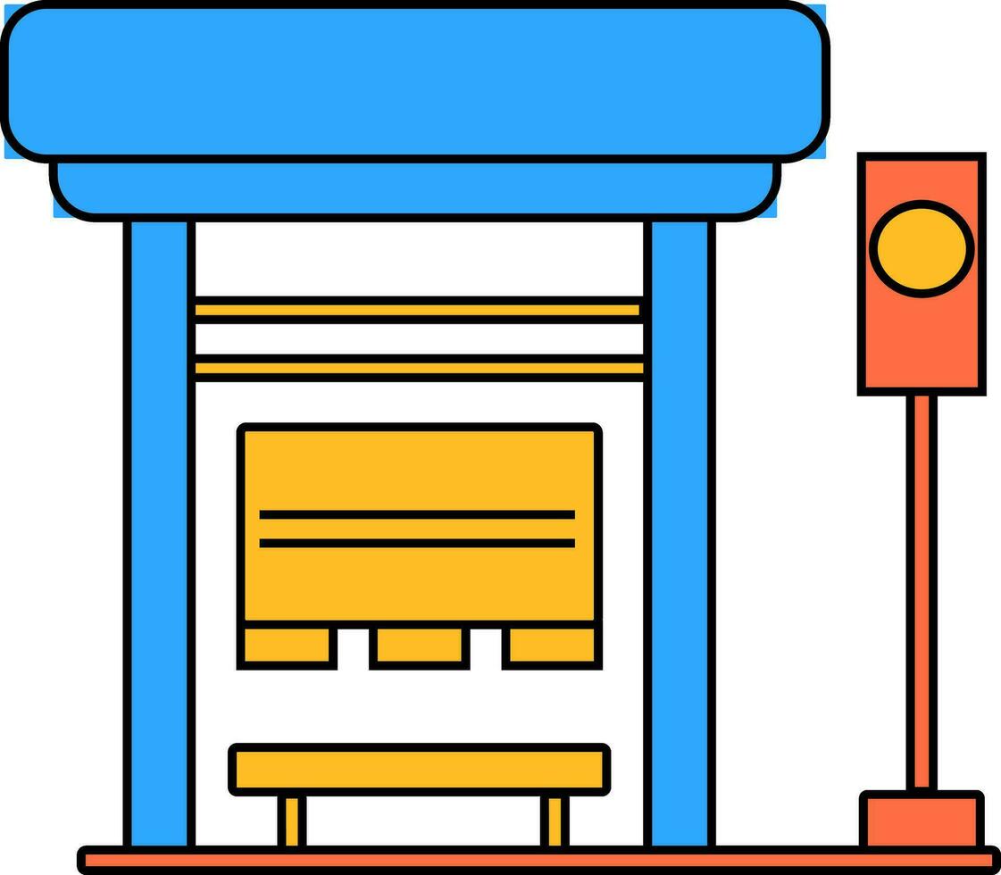 passagerare sittplats. platt stil illustration. vektor