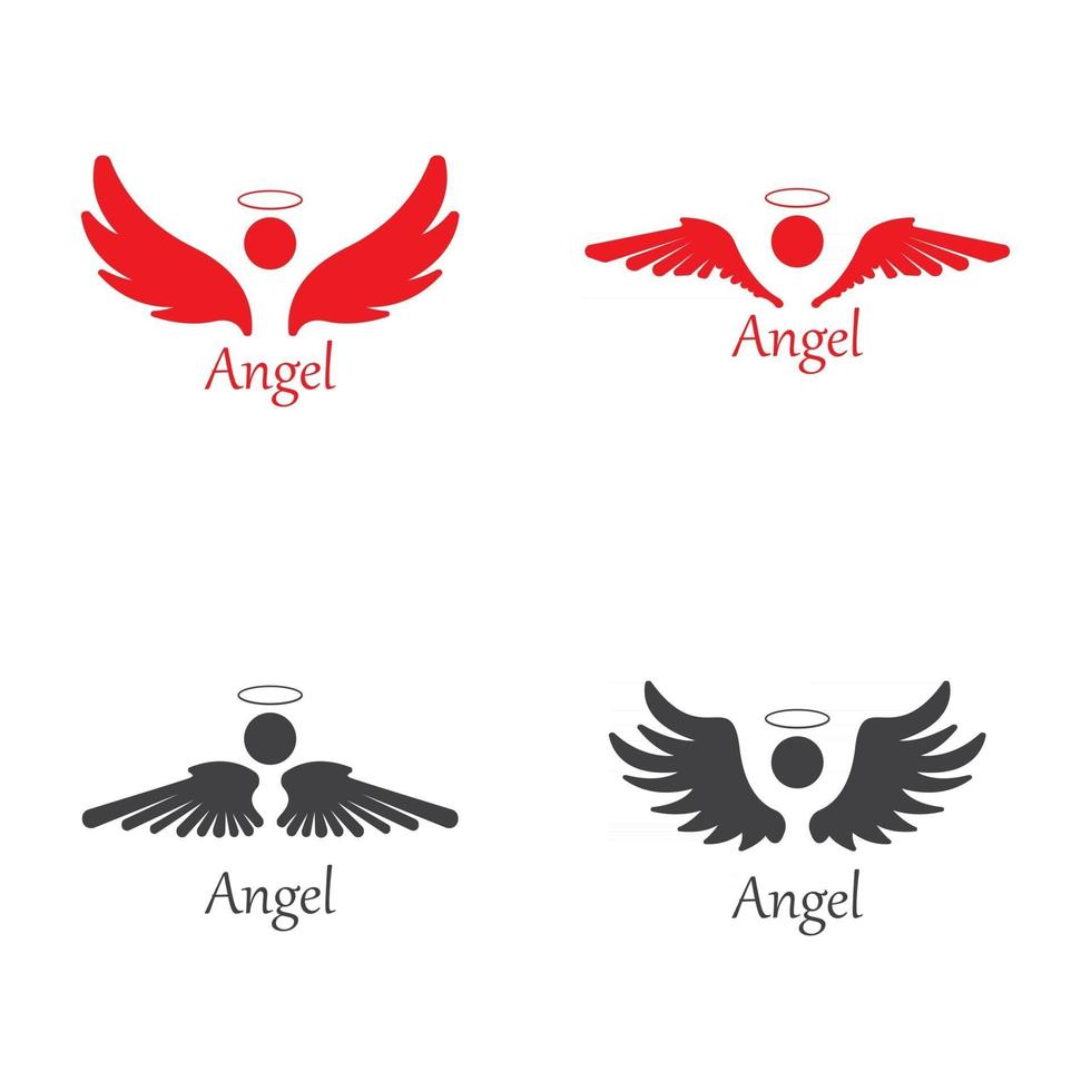 ängel ikon illustration vektor logotyp