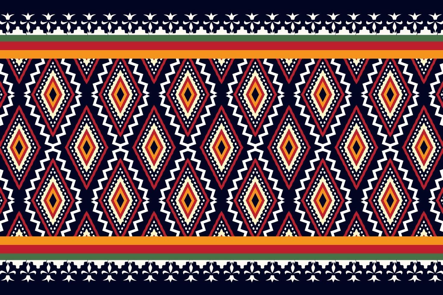 geometriska etniska orientaliska sömlösa mönster traditionell design för bakgrund vektor