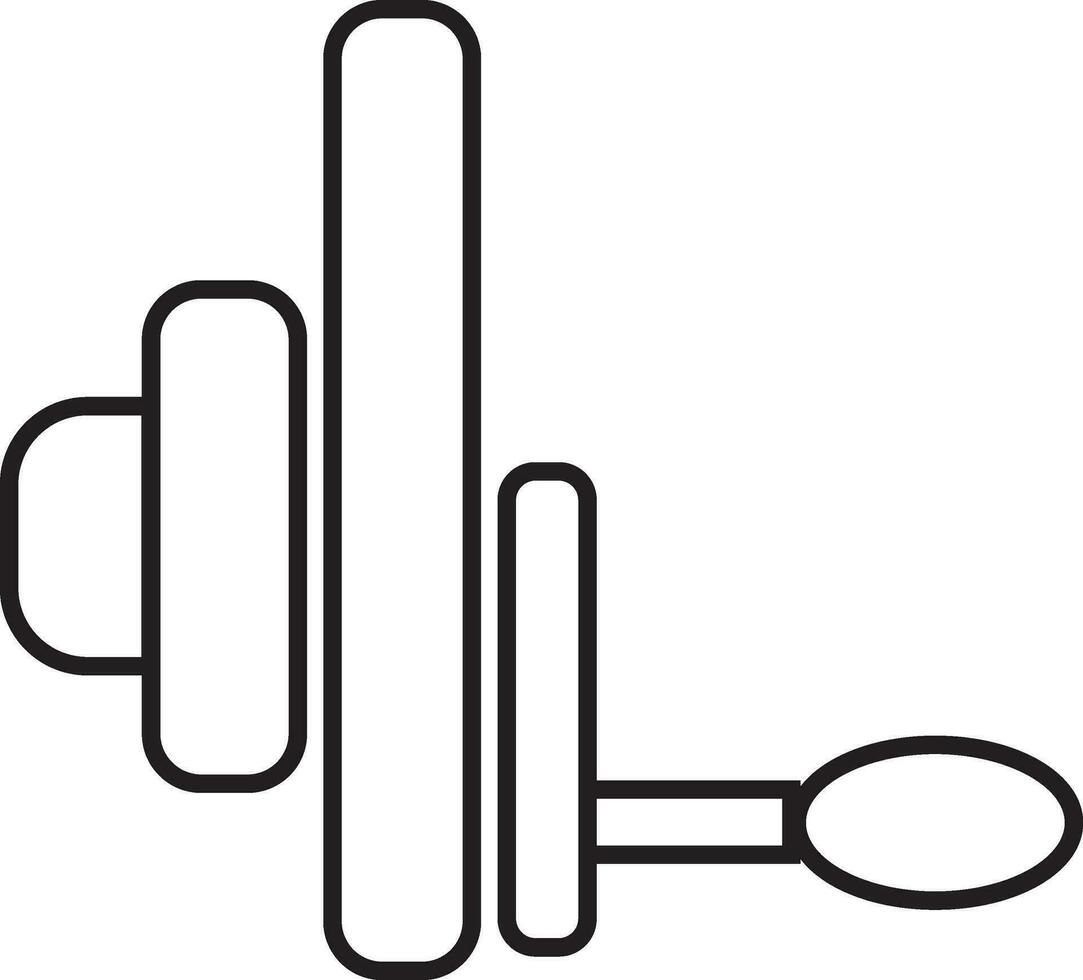 isoliert von Maschine Zubehörteil Symbol zum Nähen Konzept. vektor