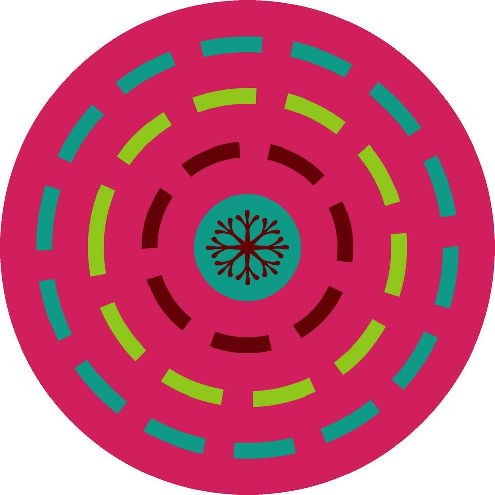platt illustration av rosa märka design. vektor