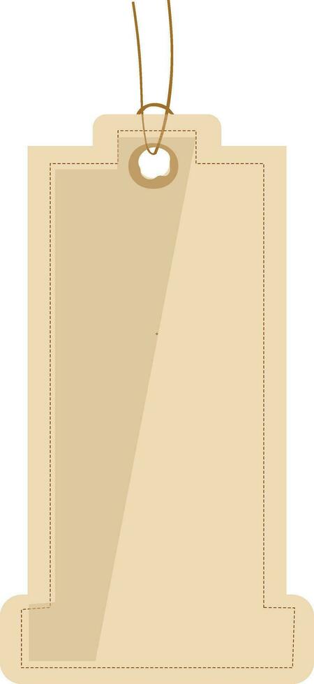 platt illustration av eleganta märka i brun Färg. vektor
