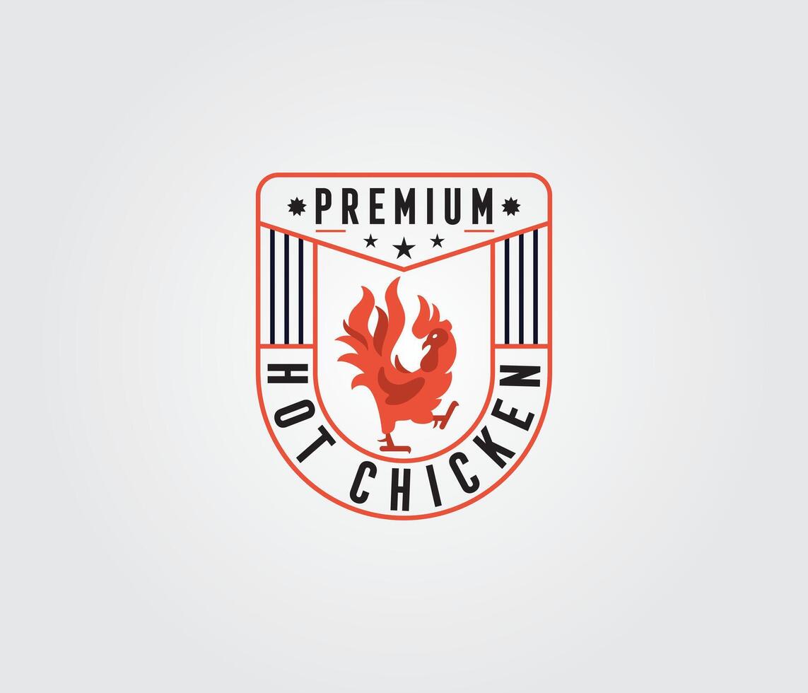 Huhn, heiß, Bräter, Grill, Restaurant, Grill, Symbol, Rot, Feuer, Essen Logo, Vektoren