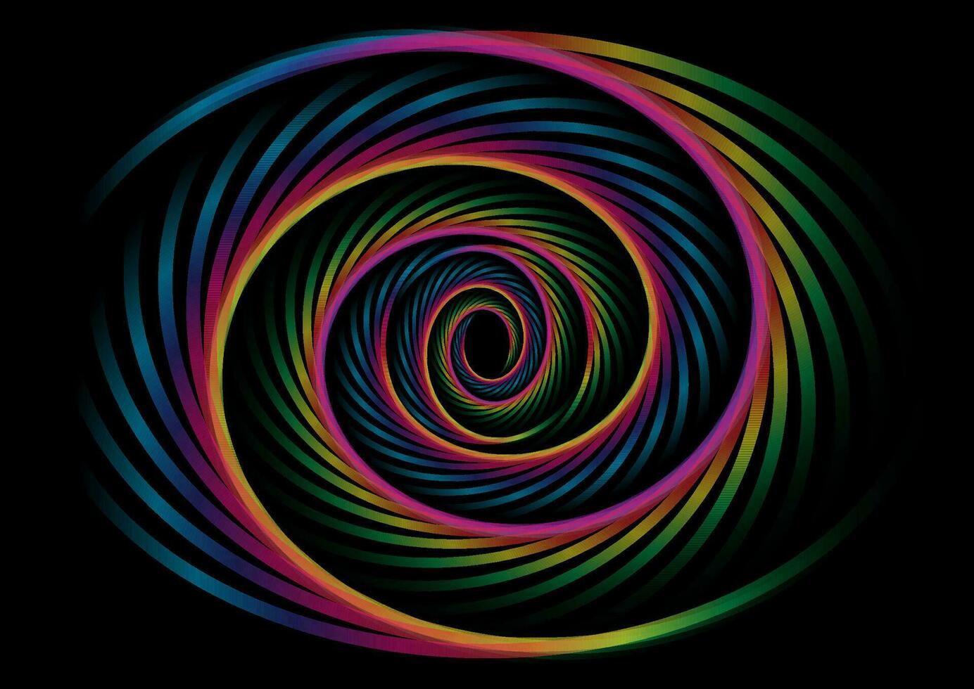 abstrakt Regenbogen Wirbel Stil Hintergrund vektor