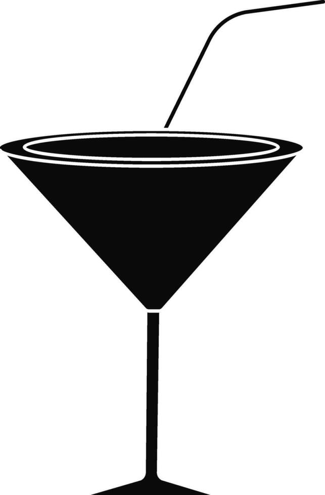 Cocktailglas-Symbol vektor