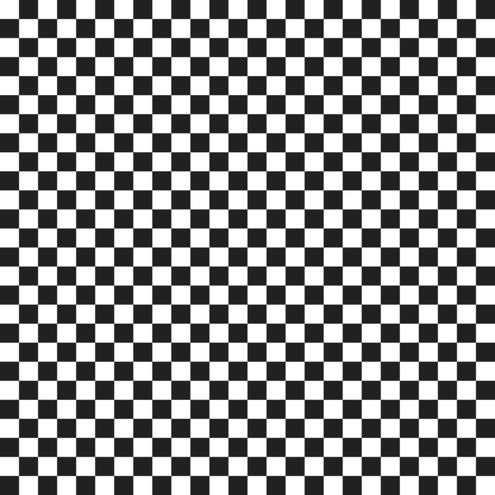schwarz Weiß Schachbrett nahtlos Muster Vektor Illustration