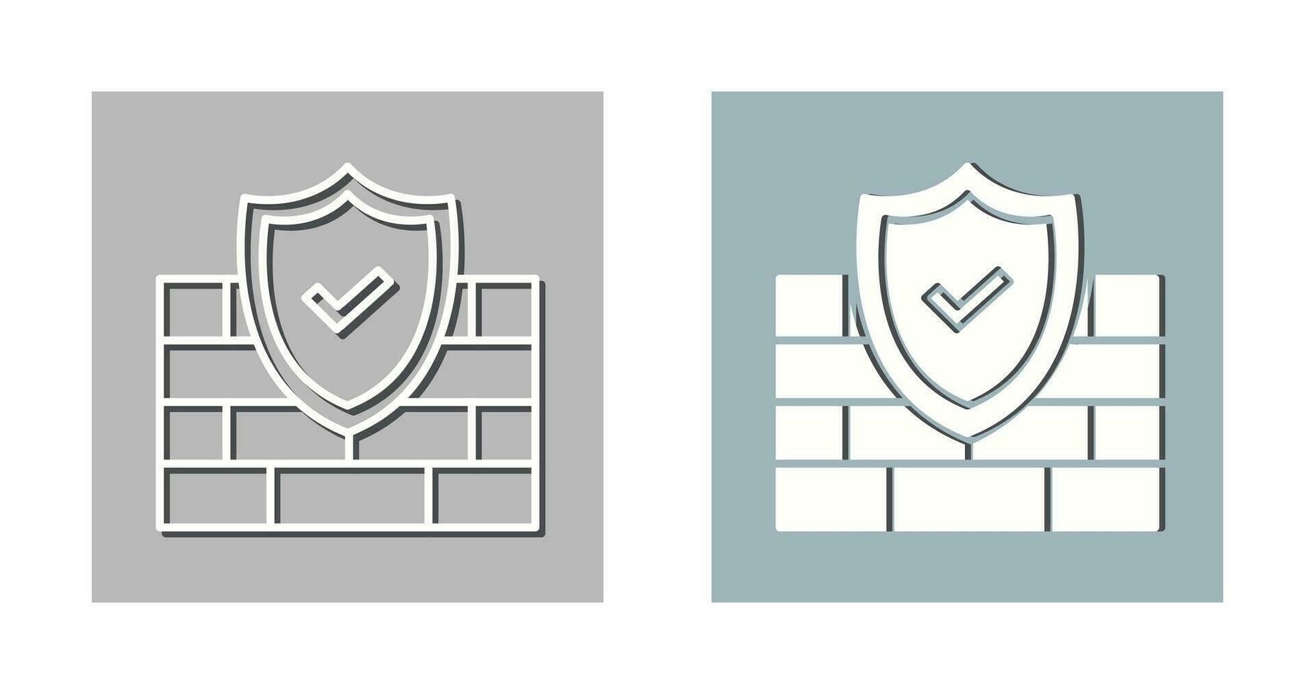 Firewall-Vektor-Symbol vektor